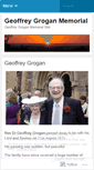 Mobile Screenshot of geoffreygroganmemorial.wordpress.com