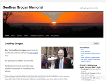 Tablet Screenshot of geoffreygroganmemorial.wordpress.com