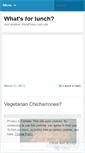 Mobile Screenshot of lunchhunters.wordpress.com