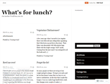 Tablet Screenshot of lunchhunters.wordpress.com