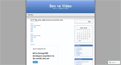Desktop Screenshot of benvevideo.wordpress.com