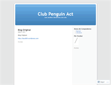 Tablet Screenshot of clubpenguinact.wordpress.com