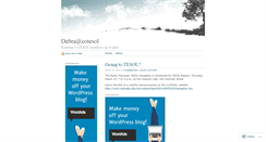 Desktop Screenshot of debracotesol.wordpress.com