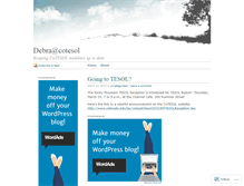 Tablet Screenshot of debracotesol.wordpress.com