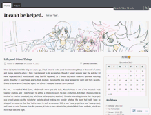 Tablet Screenshot of animasity.wordpress.com