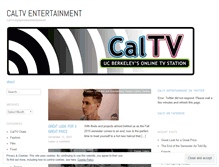 Tablet Screenshot of caltventertainment.wordpress.com