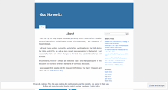 Desktop Screenshot of gushorowitz.wordpress.com