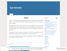 Tablet Screenshot of gushorowitz.wordpress.com