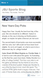 Mobile Screenshot of jbjsports.wordpress.com