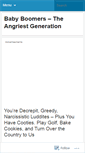 Mobile Screenshot of angriestgeneration.wordpress.com