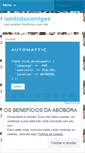 Mobile Screenshot of lambidasamigas.wordpress.com