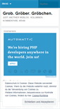 Mobile Screenshot of groebchen.wordpress.com