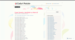 Desktop Screenshot of codurilepostale.wordpress.com