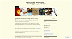 Desktop Screenshot of abenzoar.wordpress.com