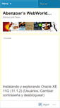Mobile Screenshot of abenzoar.wordpress.com