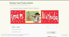 Desktop Screenshot of fisikaonline43.wordpress.com