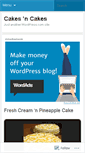 Mobile Screenshot of cakesncakes.wordpress.com
