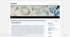 Desktop Screenshot of moanish.wordpress.com