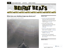 Tablet Screenshot of beirutbeats.wordpress.com