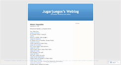 Desktop Screenshot of jugarjuegos.wordpress.com