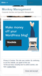 Mobile Screenshot of monkeymanagement.wordpress.com