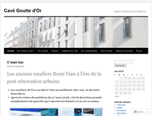 Tablet Screenshot of cavegouttedor.wordpress.com