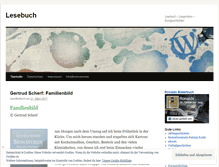 Tablet Screenshot of lesebuch.wordpress.com