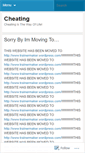 Mobile Screenshot of cheatingway2.wordpress.com