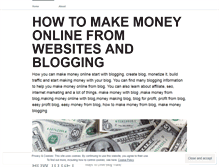 Tablet Screenshot of makemoneysblogs.wordpress.com