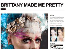 Tablet Screenshot of brittanymademepretty.wordpress.com