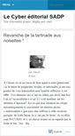 Mobile Screenshot of cybereditorialsadp.wordpress.com