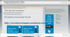 Desktop Screenshot of niagarafellowship.wordpress.com