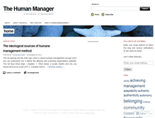 Tablet Screenshot of humanmanager.wordpress.com