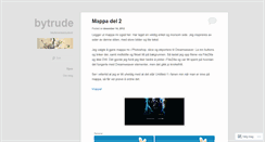 Desktop Screenshot of bytrude.wordpress.com