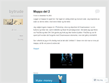 Tablet Screenshot of bytrude.wordpress.com