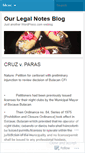 Mobile Screenshot of lylegalnotes.wordpress.com