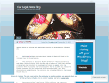 Tablet Screenshot of lylegalnotes.wordpress.com