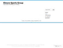 Tablet Screenshot of elmoresportsgroup.wordpress.com