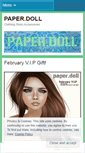 Mobile Screenshot of paperdolldesigns.wordpress.com