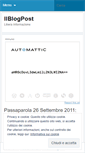 Mobile Screenshot of ilblogpost.wordpress.com