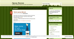 Desktop Screenshot of oponybarum.wordpress.com