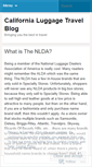 Mobile Screenshot of californialuggage.wordpress.com
