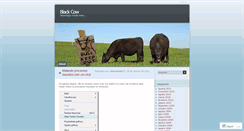 Desktop Screenshot of blackcow.wordpress.com