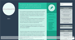 Desktop Screenshot of encuestasatisfaccion.wordpress.com