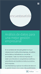 Mobile Screenshot of encuestasatisfaccion.wordpress.com