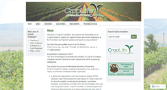 Desktop Screenshot of croplifefoundation.wordpress.com