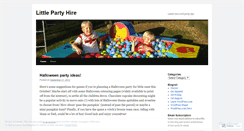Desktop Screenshot of littlepartyhire.wordpress.com