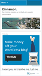 Mobile Screenshot of cinnam0n.wordpress.com