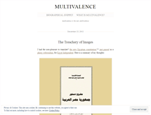 Tablet Screenshot of multivalence.wordpress.com