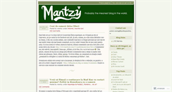 Desktop Screenshot of mantzy.wordpress.com